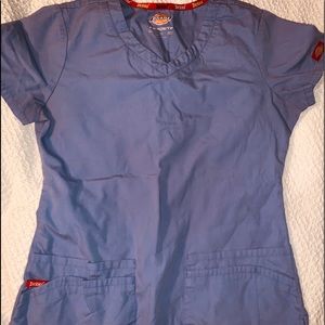 Scrub top and bottom